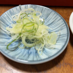 直利庵 - 薬味はネギのみ