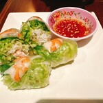 アンコールワット - 冷し海老生春巻き