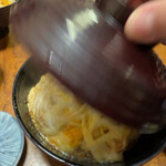 直利庵 - フタをパッカーン