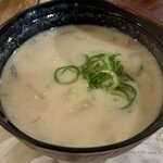 鳥せい - あったまる。至高のかす汁。