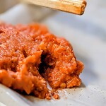 もつ焼き いとや - この辛味噌がめちゃくちゃ旨く嬉々喜々