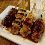 鳥せい 本店 - 6串盛合せのたれ4串