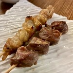 鳥せい - 6串盛合せの塩4串
