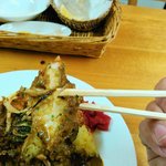 デリーシャス - チキンカツも軟らかくて美味しい〜。