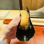 にしむら - ホタテの海苔巻き