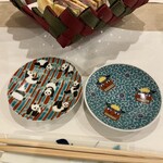 酒肆 門 - お皿が主張する鯖サンド