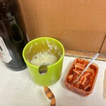 マルフク - ニンニクだったり、辛味調味料だったり　※我々は見てるだけでした