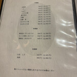 焼鳥 とりねこ - メニュー表6