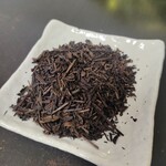 森乃園 - 旨味のある『極上ほうじ茶 175g』1,450円　この量で10ｇです。