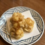 酒肴哲 - 海老と蓮根のかき揚げ