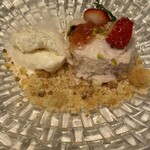 四間道レストランMATSUURA - デザートのアイスクリームなど。