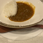 四間道レストランMATSUURA - 締めのご飯は、カレーライスでした。美味！