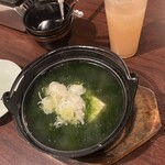 だし家焼肉ゑびす本廛 - 生海苔の豆腐。