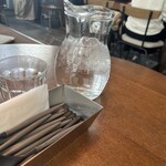 日常茶飯時 - お水もおしゃれ