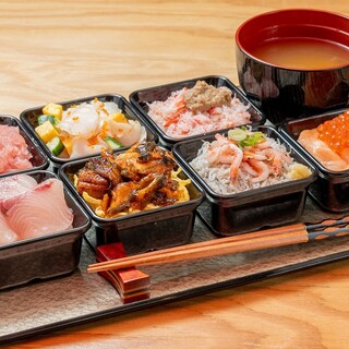 事前予約限定メニュー☆ミニ海鮮丼7種ランチ