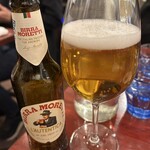 CIVIDALE - ワイン飲みほしてしまったので追加でモレッティを。
