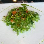 魚介類のカルパッチョ　サラダ仕立て