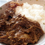 バロンドールカフェ - 辛口濃厚煮込みカレー（750円）サラダ・ドリンク付