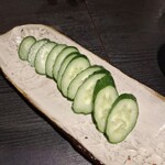 串のこたに - きゅうりの一本漬け