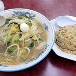 三幸苑 - タンメン＋半チャーハン