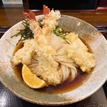 はるりん - 海老天揚げもちおろしぶっかけ