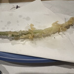 うを徳 - 北海道千歳産行者にんにくの天ぷら