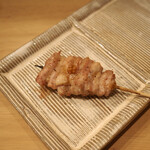 やきとり 鳥はし - 丹波黒どり せせり + 粒マスタード