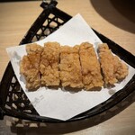 手延べうどん 水山 - ■(トッピング) 竜田揚げ ￥320