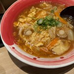 手延べうどん 水山 - ■(一番人気) 黒酢あんかけうどん ￥1.058