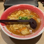 手延べうどん 水山 - ■(一番人気) 黒酢あんかけうどん ￥1.058