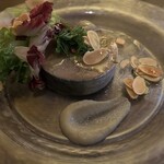 クロッキオ - サバのテリーヌ　レンズ豆と葉物のサラダ