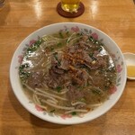 ベトナム料理 アオババ  水戸店 - 牛肉とガーリック風味のフォー
