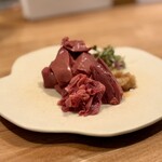 元八庵 - 銘柄鶏　低温調理　レバー