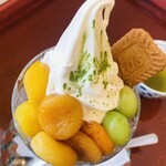 麻布茶房 - 抹茶パウダーがけ