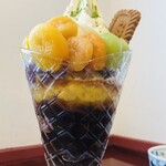 麻布茶房 - 粒あん→スイートポテトたっぷり→黒糖寒天