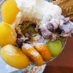 麻布茶房 - 粒あんの下に、スイートポテトたっぷり