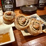 炭火焼鳥 千鳥足 - 豚肉シソ巻き♡