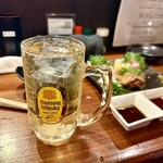 炭火焼鳥 千鳥足 - 角ハイボール♡