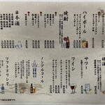 翔峰 - ドリンクメニュー