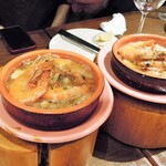 ミアスタンド - エビとキノコのアヒージョ