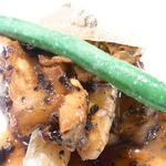 ジャマン - 小麦粉を極薄に焼いたのがＯＮ　ジロール茸が良い香り☆♪