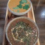 スペキエ - キーマと海老の2品カレー