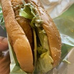 マクドナルド - 料理写真:N.Y.タルタルシュリンプ ガーリック&バジル!けっこう、うまい!