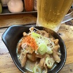 大衆串揚酒場 足立屋 - 一味唐辛子をオン