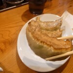 麺処 暁商店 - 野菜餡のデブ餃子　パクパクイケます⭕️