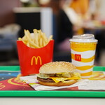 マクドナルド - ドリンク写真:ベーコンレタスバーガーセット (￥640)