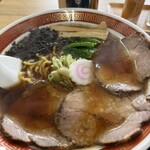 天北龍 - 醤油チャーシュー麺