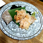 ふうすけ - たこつぶ貝刺身　700円