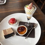 カフェボヌール - デザート盛合せ