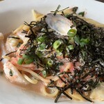 カフェボヌール - シーフードのたらこパスタ